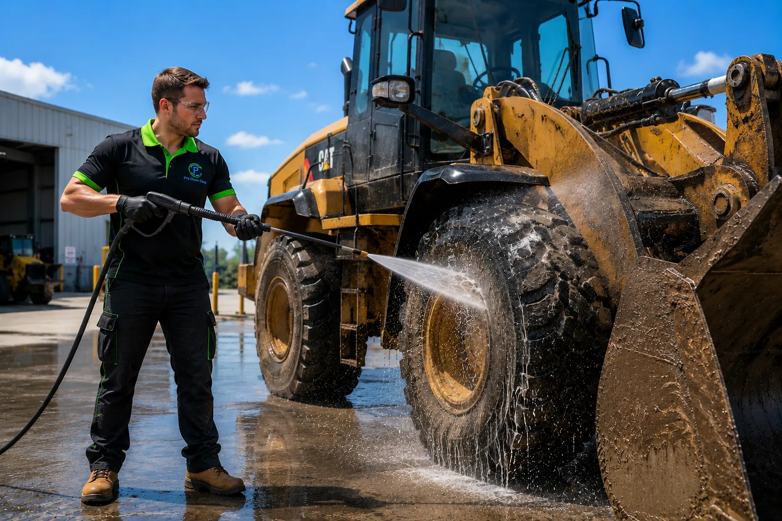 Heavy Machinery Cleaning